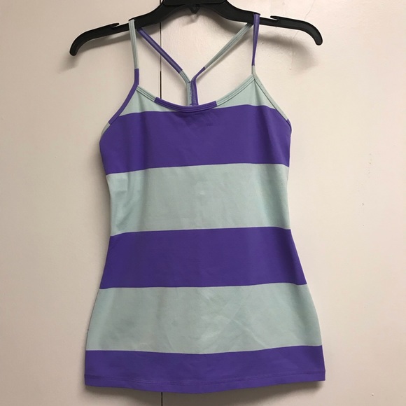 lululemon athletica Tops - Lululemon Power Y striped tank